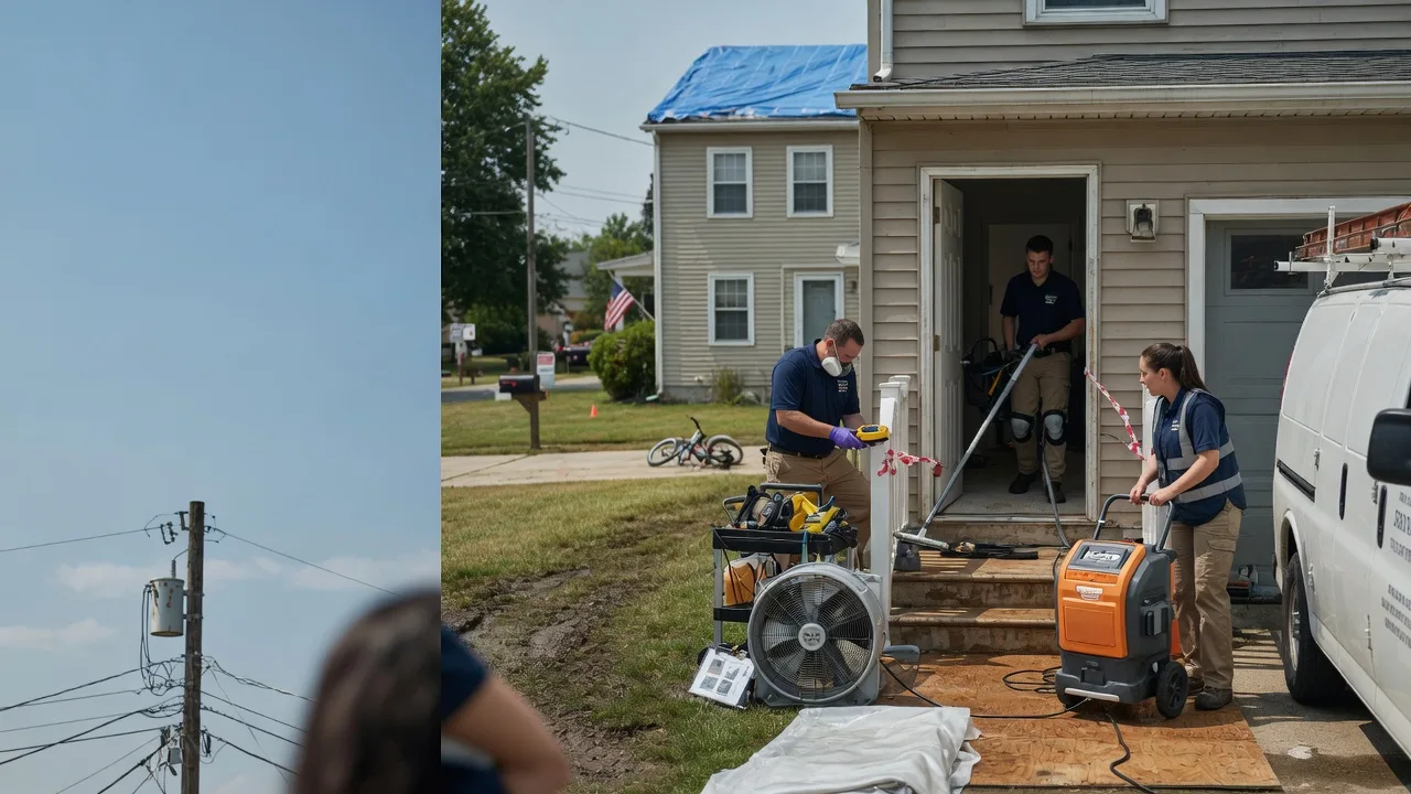 Water Damage Repair in Salesville, OH near me